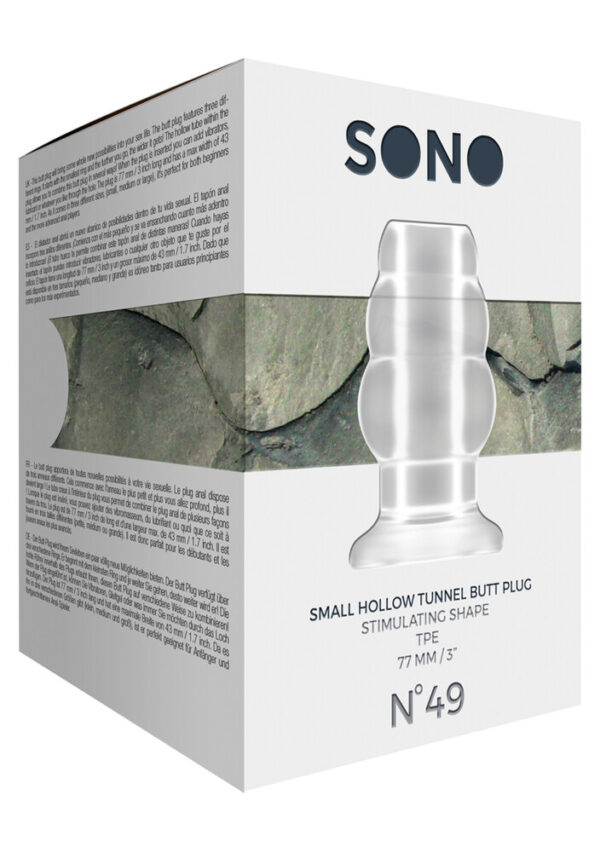 RS136830_SON049TRA_200 Plug Anale Hollow Tunnel 4,9 cm