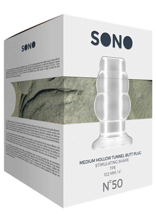 RS136840_SON050TRA_200 Plug Anale Hallow Tunnel 5,7cm