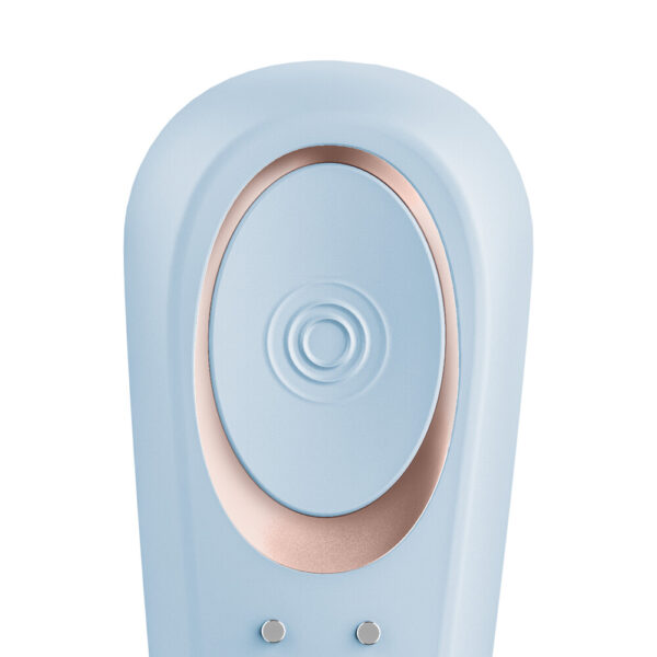 Satisfyer-Double-Classic-vibrator-lightblue-detail Vibratore per Coppia Double Classic
