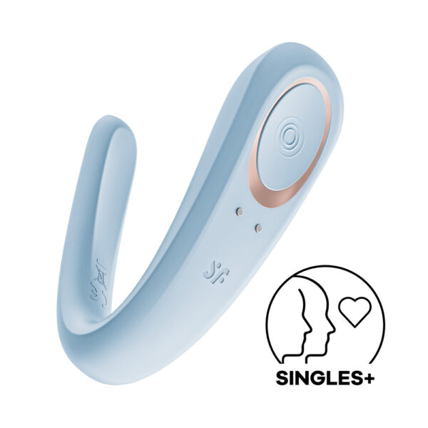 Satisfyer-Double-Classic-vibrator-lightblue-first-view Vibratore per Coppia Double Classic