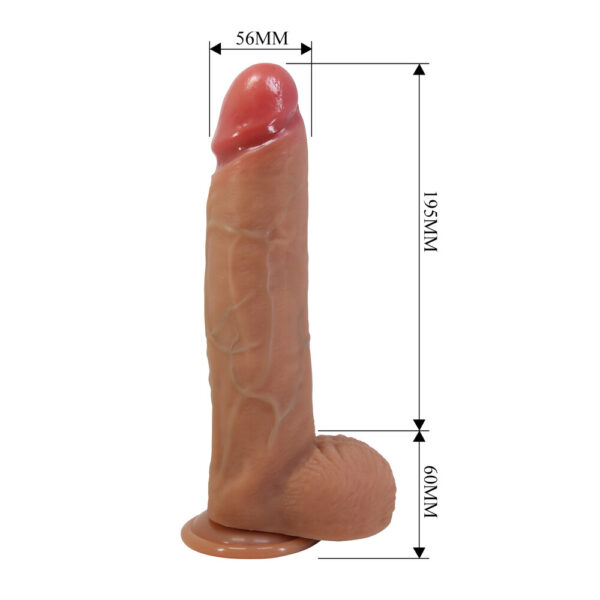 BW-008142N_09 Dildo Realistico Mendel 25,5 cm