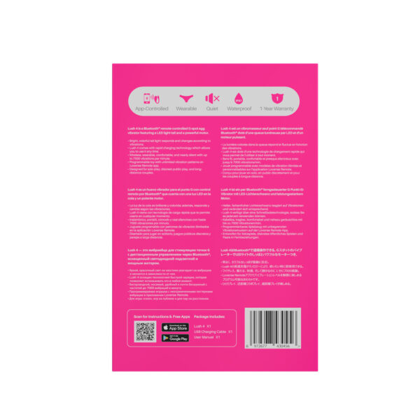 Lush4-10 Ovetto Vibrante Lovense Lush 4