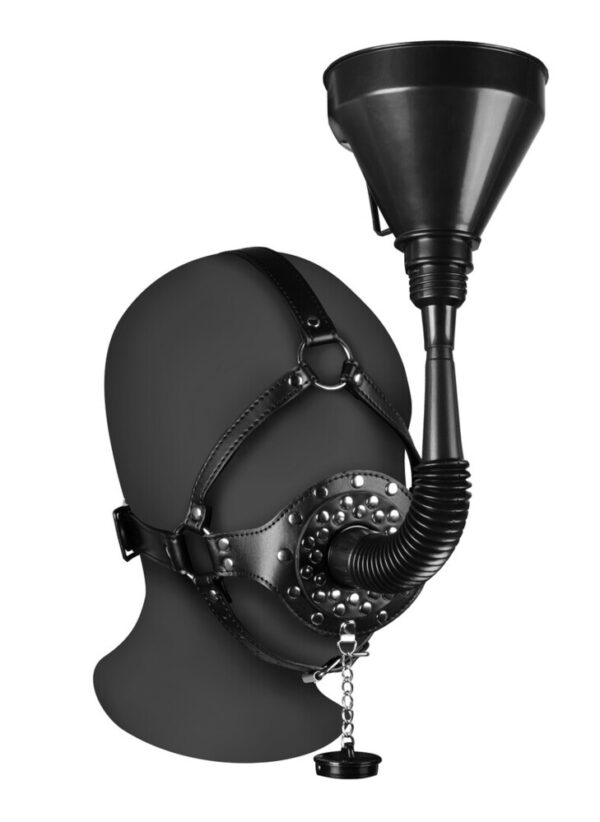 OPEN20MOUTH20GAG20HEAD20HARNESS20WITH20FUNNEL-1 Maschera Bondage con Imbuto Xtreme