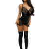glossy-sabrina-bodysuit-wetlook-black-s201 Body Sexy Sabrina